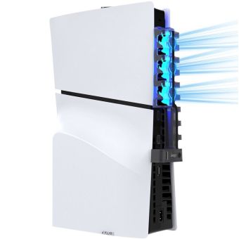 iPega P5S005 prídavné chladenie s RGB pre PS5 Slim Transparent