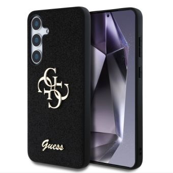 Obal Guess PU Fixed Glitter 4G Metal Logo Samsung Galaxy S25 5G S931 GUHCS25SHG4SGK Black