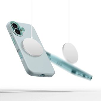 Obal Tech-Protect Silicone Pure MagSafe Apple iPhone 16 Sky Blue