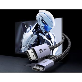UGREEN DP118 Display Port 2.1 16K 80Gbps 1m black