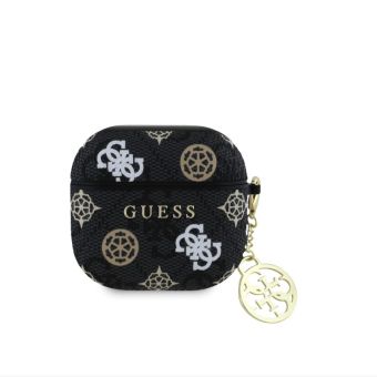 Guess PU 4G Peony Charm Apple AirPods 4 GUA4P4RPEK Black