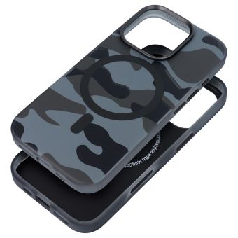 Obal FORCELL F-PROTECT Levels with Dual Layer 4D technology, Miliatry Drop Tested, MagSafe, Apple iPhone 16 black camo