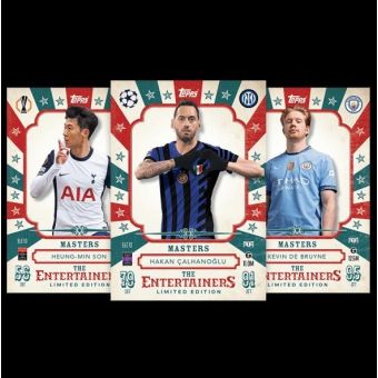 Futbalové karty Topps Match Attax TCG 2024/25 UCC Booster Tin 4 zelená
