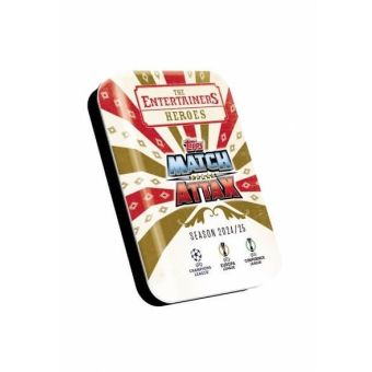 Futbalové karty Topps Match Attax TCG 2024/25 UCC Booster Tin 2 žltá