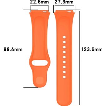 Remienok Bizon Strap Watch Dots Universal 20mm oranžový