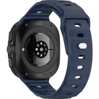 Remienok Bizon Strap Watch Silicone Samsung Galaxy Watch Ultra 47 mm tmavo modrý