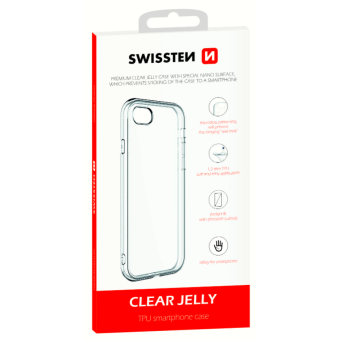 Obal SWISSTEN Jelly Apple iPhone 16e transparentný