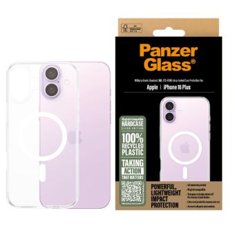 PanzerGlass - Puzdro HardCase s MagSafe pre Apple iPhone 16 Plus, transparentná