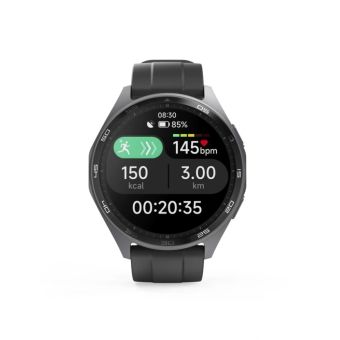 Hama 7010, smart hodinky, GPS, telefonovanie, AMOLED 1,43, vode odolné IP68/3 ATM, antracitové