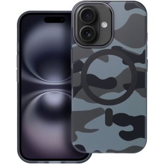 Obal FORCELL F-PROTECT Levels with Dual Layer 4D technology, Miliatry Drop Tested, MagSafe, Apple iPhone 16 Plus black camo