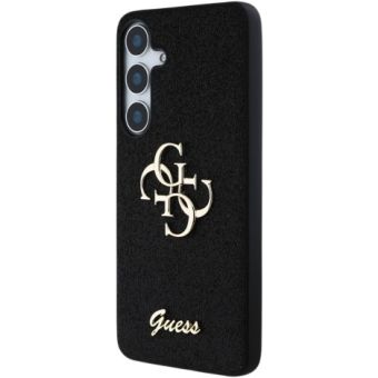 Obal Guess PU Fixed Glitter 4G Metal Logo Samsung Galaxy S25+ 5G S936 GUHCS25MHG4SGK Black