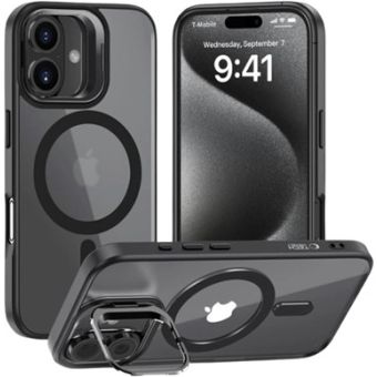 Obal Tech-Protect Magstand MagSafe Apple iPhone 16 Matte Black