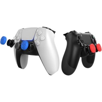 iPega P5029, silikónové krytky ovládacích páčiek PS5/PS4 Red/Blue (4ks)