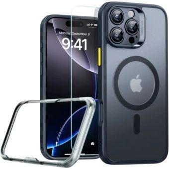 Obal ESR Classic Pro Set Halolock MagSafe Apple iPhone 16 Pro Frosted Black