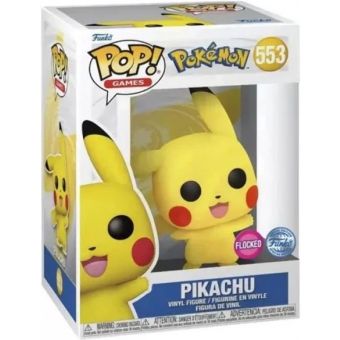POP! Games: Pikachu (Pokémon) Special Edition (Flocked)