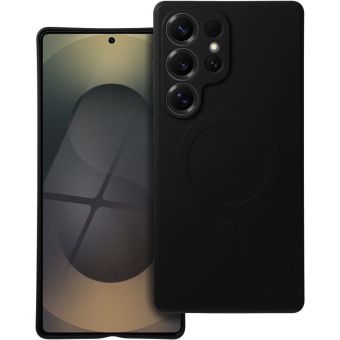 Obal SILICONE MAG COVER case MagSafe Samsung Galaxy S25 Ultra 5G S938 čierny
