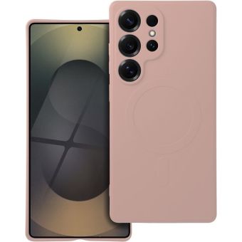 Obal SILICONE MAG COVER case MagSafe Samsung Galaxy S25 Ultra 5G S938 ružový