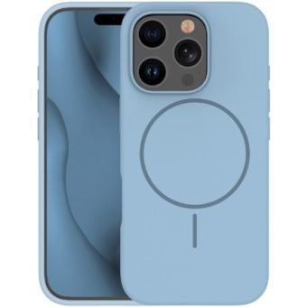 Obal Silicone Thin Mag Apple iPhone 14 modrý