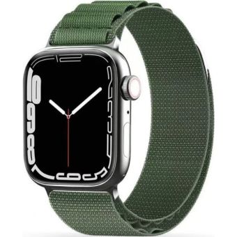 Remienok Tech-Protect Nylon Pro Apple Watch 4/5/6/7/SE/8/9/Ultra 44/45/49mm zelený
