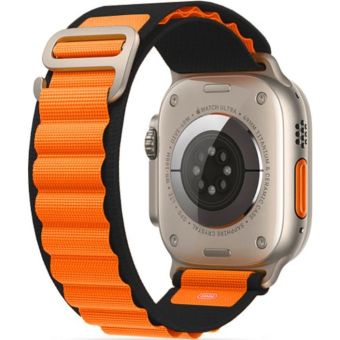Remienok Tech-Protect Nylon Pro Apple Watch 4/5/6/7/SE/8/9/Ultra 44/45/49mm čierno-oranžový