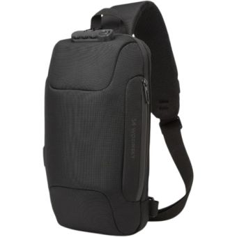 Wozinsky Premium, batoh cez rameno, čierny