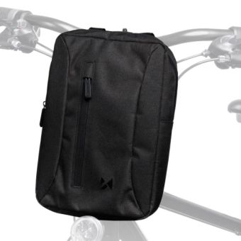 Wozinsky WSB6GR, taška na bicykel na riadidlá, šedá