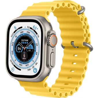 Remienok Tech-Protect Iconband Pro Apple Watch 4/5/6/7/SE/8/9/Ultra 44/45/49mm žltý