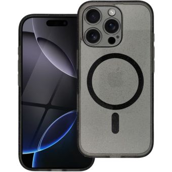 Obal CLEAR MAG COVER GLITTER MagSafe Samsung Galaxy S25 Ultra 5G S938 čierny