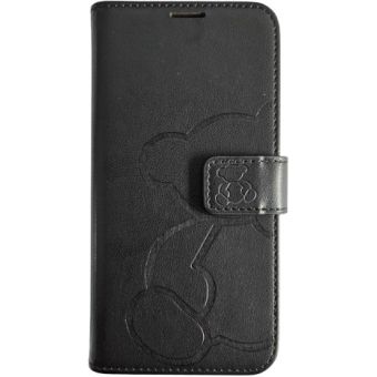 Obal MEZZO Book Xiaomi Redmi Note 14 4G Teddy Bear čierny