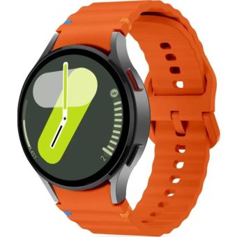 Remienok Tech-Protect Silicone Sport Samsung Galaxy Watch 4/5/5 Pro/6/7/FE oranžový