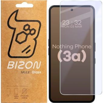 Ochranné sklo Bizon Glass Mule Nothing Phone 3a transparentné