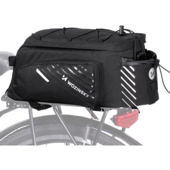 Wozinsky WBB22BK, taška na bicykel na zadný držiak, 9l, čierna