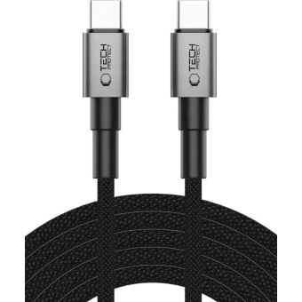 Tech-Protect UltraBoost DNA, USB-C/USB-C PD100W, 5A, 3m, čierny