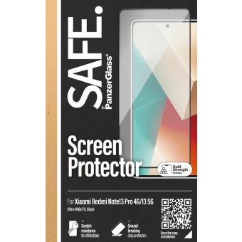 SAFE - Tvrdené sklo UWF pre Xiaomi Redmi Note 13 4G, čierna