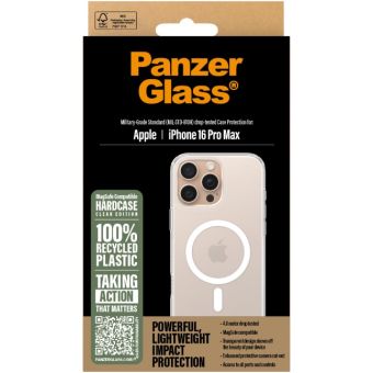 PanzerGlass - Puzdro HardCase s MagSafe pre Apple iPhone 16 Pro Max, transparentná