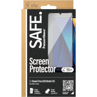 SAFE - Tvrdené sklo UWF pre Xiaomi Redmi 13C 5G, čierna