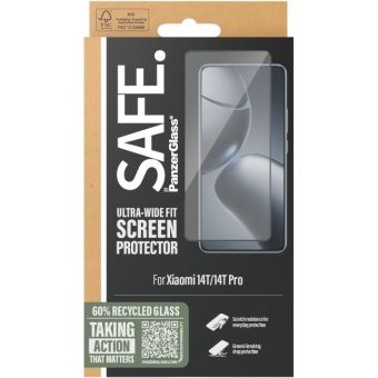 SAFE - Tvrdené sklo UWF pre Xiaomi 14T/14T Pro, čierna