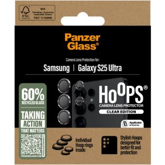 PanzerGlass - Ochranný kryt objektívu Hoops pre Samsung Galaxy S25 Ultra S938, číra