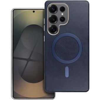 Obal GENTLEMAN MAG COVER Case MagSafe Samsung Galaxy A36 5G A366 modrý