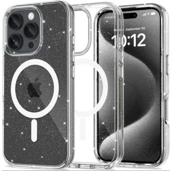 Obal Tech-protect Flexair Hybrid MagSafe Apple iPhone 16 Pro Max Glitter Case