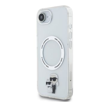 Obal Karl Lagerfeld IML Karl and Choupette MagSafe Apple iPhone 16e KLHMPSE4HNKCIT transparentný