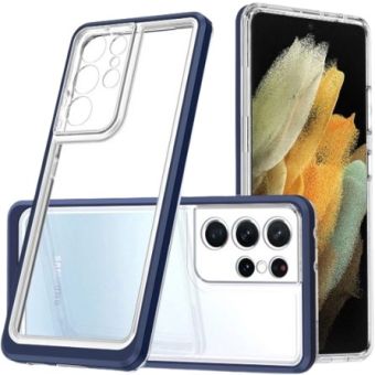 Obal Hybrid Armor 3v1 Samsung Galaxy S21 Ultra 5G G998 transparentno-modrý