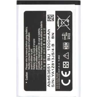 AB463651BE Batéria pre Samsung 1000mAh Li-Ion (OEM)