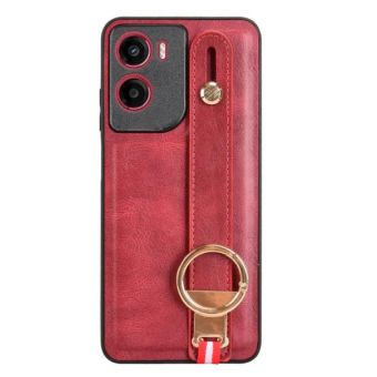 Obal Leather TPU/TPC Motorola Moto G05/E15 červený