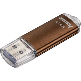 Hama FlashPen Laeta, USB 3.0, 64 GB, 70 MB/s, hnedý