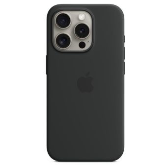 Obal Apple na Apple iPhone 15 Pro MT1A3ZM/A Silicone Case with Magsafe čierny (Poškodené balenie)