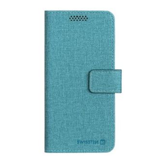 Univerzálny obal SWISSTEN Libro Uni II XL tyrkysový (158x80mm)