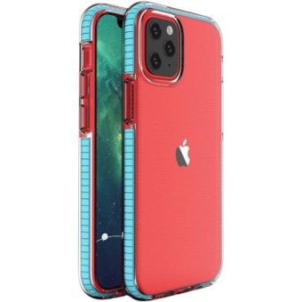 Obal Spring Case Apple iPhone 13 Mini transparento-modrý