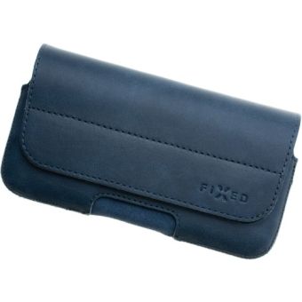 Obal FIXED Posh Koža 5XL - 147.0x83.0x9.7 mm - modrý