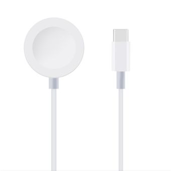 OBAL:ME nabíjací kábel pre Apple Watch USB-C biely